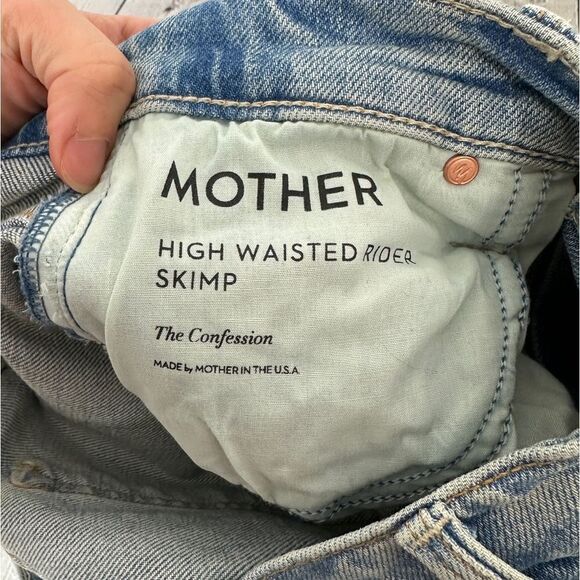 Mother superior high waisted rider skimp the confession jeans size 27 - Picture 7 of 12